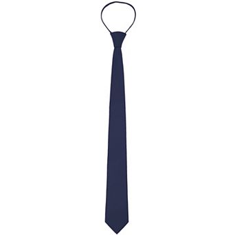 Men's 2" Skinny Slim Pre-Tied Adjustable Satin Necktie Ties for Business Wedding