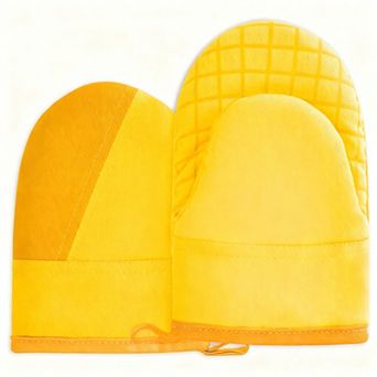 Mini Oven Gloves 500°F Heat-Resistant Silicone