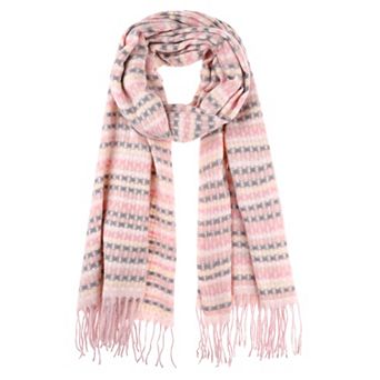 Women's Colorful Plaid Blended Tassels Scarves Winter Warm Wraps Shawl