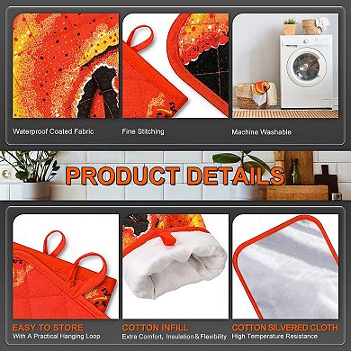Lobster Claw Oven Glove and Pot Holder Set