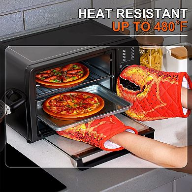Lobster Claw Oven Glove and Pot Holder Set