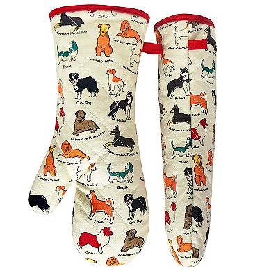 Oven gloves cotton heat-resistant machine-washable pot holder