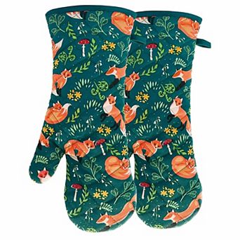 Oven gloves cotton heat-resistant machine-washable pot holder