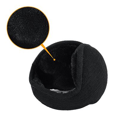 Women's Winter Ear Warmers Knit Fleece Outdoor Foldable Earmuffs