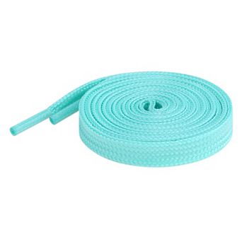 Women's Solid Color Flat Shoelaces Athletic Shoestrings 2 Pairs for Sneakers 47.2"