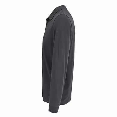SOLS Unisex Adult Polycotton Long-Sleeved Polo Shirt