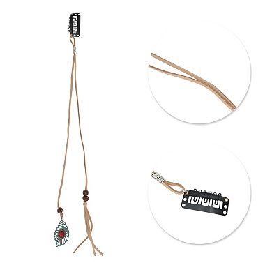11.82" Leaf Braided Hair Chain 1 Pc