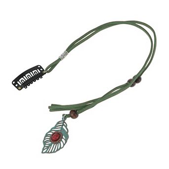 11.82" Leaf Braided Hair Chain 1 pc