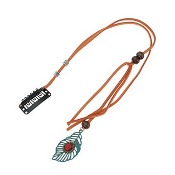 11.82" Leaf Braided Hair Chain 1 pc