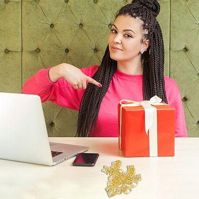 30Pcs Hollow Out Hair Cuffs Dreadlock 0.39x0.39 Inch