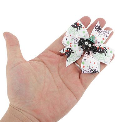 3.15x3.15x0.79 Halloween Grace Bow Hair Clip for Women 1 Pc