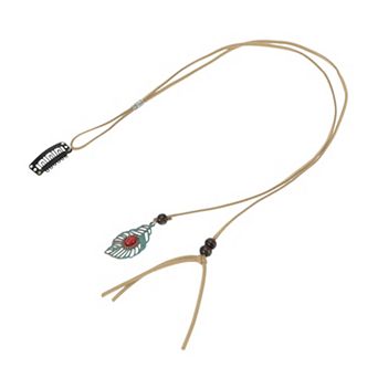 19.7" Leaf Braided Hair Chain for Women 1 pc