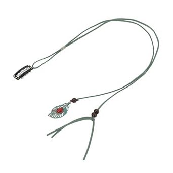 19.7" Leaf Braided Hair Chain for Women 1 pc