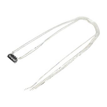 19.7" Colorful Rhinestone Braided Hair Chain for Women 1 pc