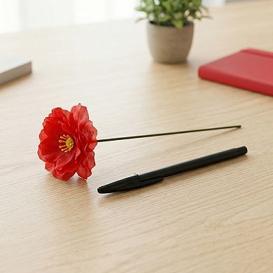 Artificial Plum Blossom Mini Bouquets, H Winter Jasmine with Detachable Flower Heads 5.9"H