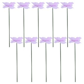 Artificial Plum Blossom Mini Bouquets, H Winter Jasmine with Detachable Flower Heads 5.9"H