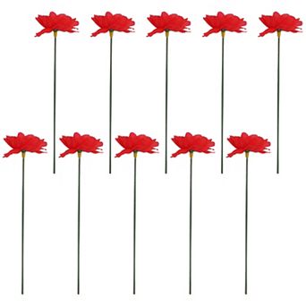 Artificial Plum Blossom Mini Bouquets, H Winter Jasmine with Detachable Flower Heads 5.9"H