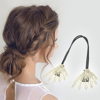 Fashion Wings Hair Clips for Home 1 Pc Gold