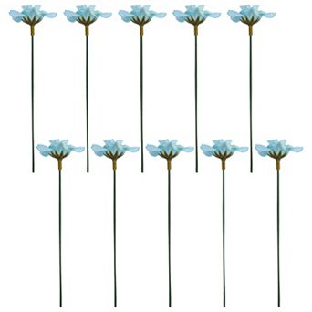 Large Artificial Roses Bouquet, Silk Rose with Detachable Flower Heads, Realistic Faux Floral 5.9"H