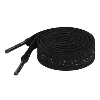 Wide Cross Reflective Shoelace Braided Decorative Rope for Sneakers 2 Pairs 39.4"