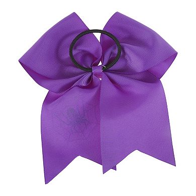 Halloween Bow Hair Elastics for Women 1 Pc Purple