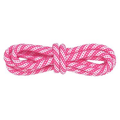Two-Color Twill Dot Striped Round Shoelaces 2 Pairs for Martin Boots 47.2"