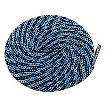 Two-Color Twill Dot Striped Round Shoelaces 2 Pairs for Martin Boots 47.2"