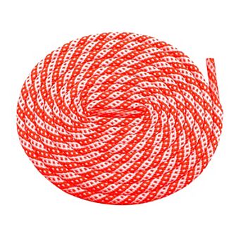 Two-Color Twill Dot Striped Round Shoelaces 2 Pairs for Martin Boots 47.2"