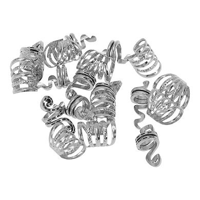20Pcs Hollow Design Hair Cuffs Dreadlock