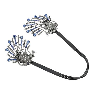 Grace Peacock Hair Clips for Home 1 Pc
