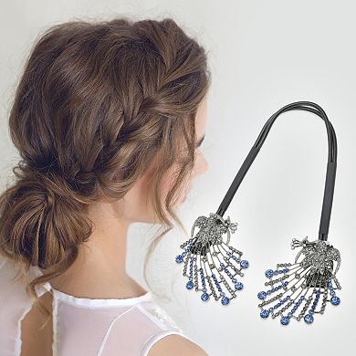 Grace Peacock Hair Clips for Home 1 Pc