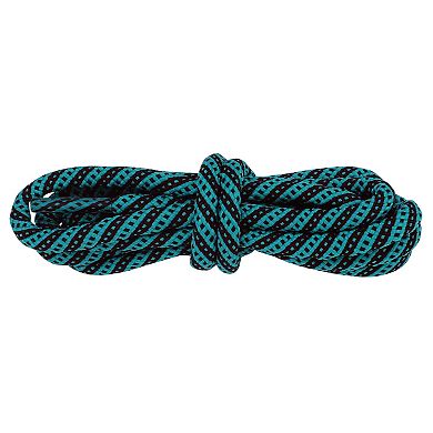 Two-Color Twill Dot Striped Round Shoelaces 2 Pairs for Martin Boots 39.4"
