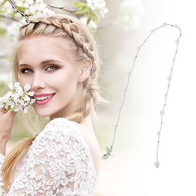 19.7" Butterfly Braided Hair Chain for Women 1 Pc