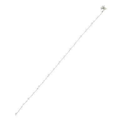 19.7" Butterfly Braided Hair Chain for Women 1 Pc