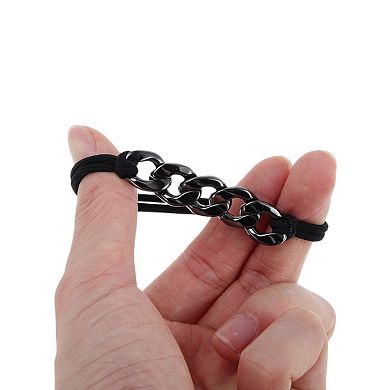 3Pcs Elegant Bracelet Scrunchies Hair Elastic Bands 2.36"x1.97"