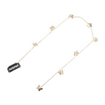 19.7" Butterfly Braided Hair Chain for Women 2 pc