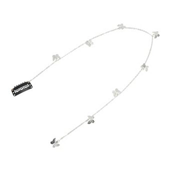 19.7" Butterfly Braided Hair Chain for Women 2 pc