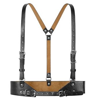 Women's Punk Waist Belt Leather Strap Body Harness Gothic Wide Belts Rave Party