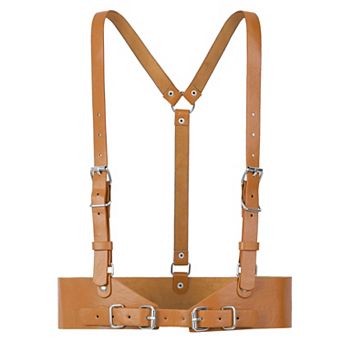 Women's Punk Waist Belt Leather Strap Body Harness Gothic Wide Belts Rave Party