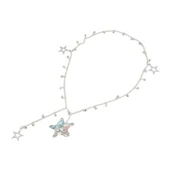 Fashion Star Braided Hair Chain for Women Silver Tone 1 pc