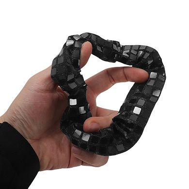 Elegant Sequins Hair Ties 1 Pc Black