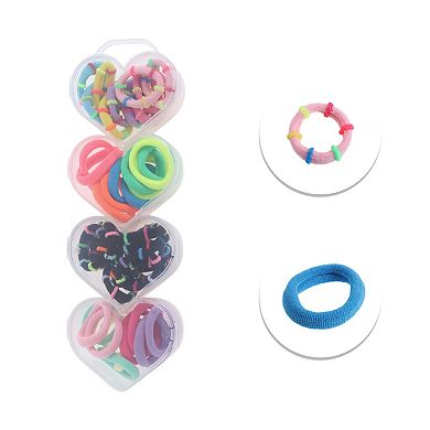 Women Fashion Hair Rope 40 Pcs Multicolor