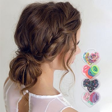 Women Fashion Hair Rope 40 Pcs Multicolor