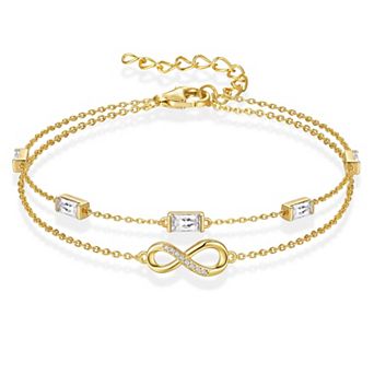 Delicate Heart Birthstone Bracelet