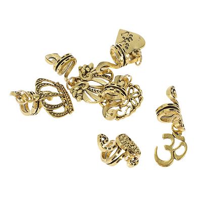 6Pcs Snake-shaped Hair Cuffs Dreadlock