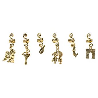 6 pc Snake-shaped Hair Cuffs Dreadlock