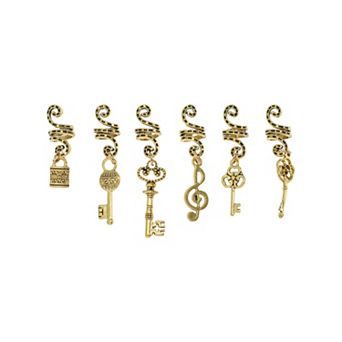 6 pc Snake-shaped Hair Cuffs Dreadlock