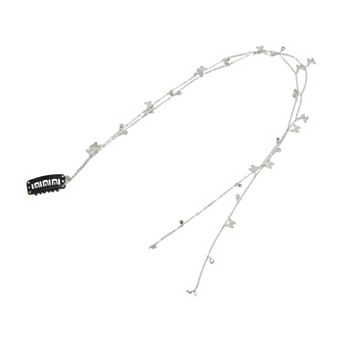 20.88" Butterfly Rhinestone Braided Hair Chain for Women 1 pc