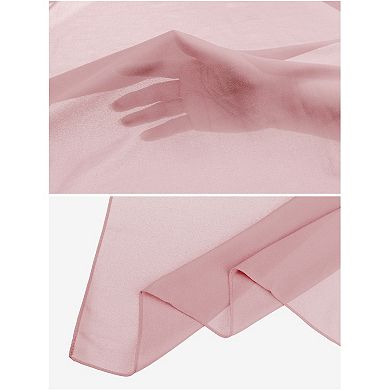 Women's Chiffon Scarf Sheer Lightweight Shawl Long Head Wrap for All Seasons