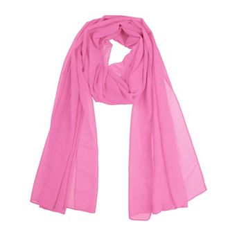 Women's Chiffon Scarf Sheer Lightweight Shawl Long Head Wrap for All Seasons